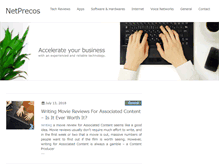 Tablet Screenshot of netprecos.com
